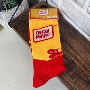 NWT Oscar Meyer Crew Socks 6-12